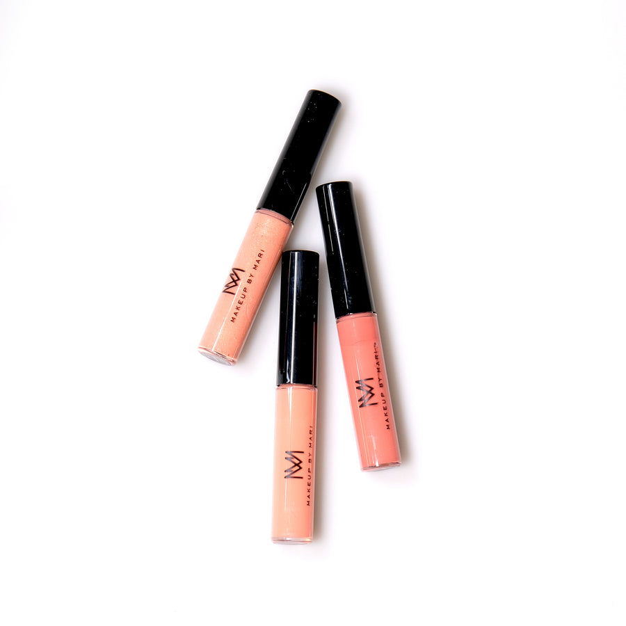 MAKEUP BY MARI NUDE MINI GLOSS SET